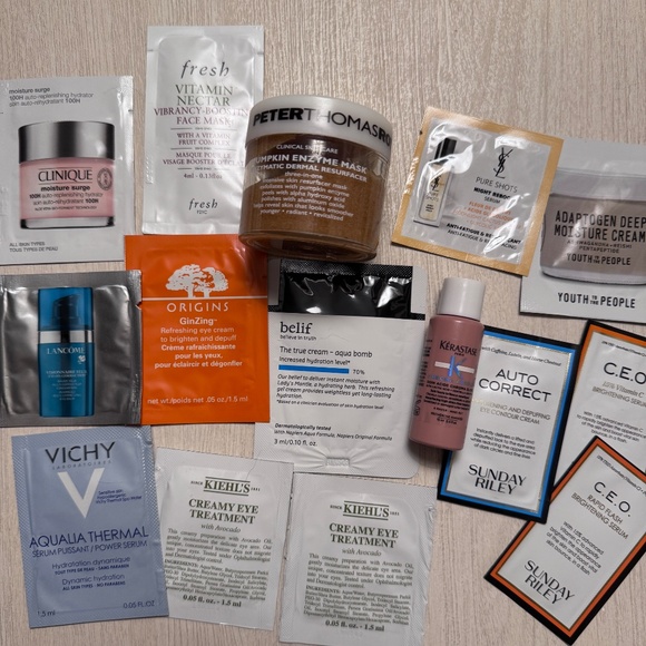 (NEW) Sephora Premium Skincare Must Haves Sample Set + Bonus shampoo gel!! - Picture 3 of 3